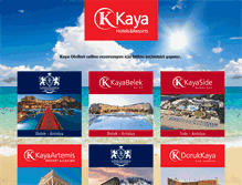 Tablet Screenshot of kayahotelsonline.com